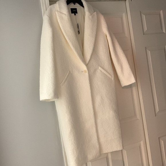 Express Boucle One Button Coat - Picture 3 of 8